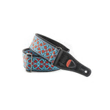 Right On Straps STANDARD PLUS FILLMORE II Blue Guitar Strap