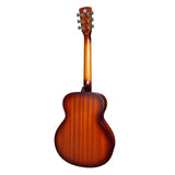 Saga GS700 Solid Spruce Top Small Body Acoustic Guitar - Natural