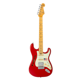 SX Semi-Hollow Vintage Style Electric Guitar - Red