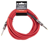 Strukture 18.6ft Woven Instrument Cable - Red