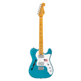 SX SWAMP ASH SEMI HOLLOW TELE - BLUE