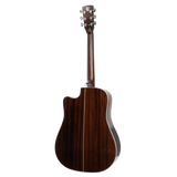 Saga A1DCE All Solid Spruce Sapele Acoustic-Electric Guitar w/ Hardcase - Natural