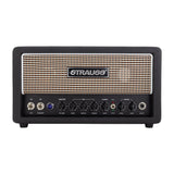 Strauss SVT-H20C2 20/5 Watt Valve Twin Channel Amplifier Head w/ 2x12 Cabinet - Black