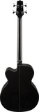 Takamine GB30 Series AC/EL Bass Guitar with Cutaway in Black Gloss Finish