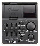 Takamine GB30 Series AC/EL Bass Guitar with Cutaway in Black Gloss Finish