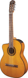 Takamine GC1 Left Handed AC/EL Classical Guitar with Cutaway in Natural Gloss Finish