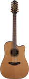 Takamine Pro Series 3 Dreadnought 12 String AC/EL Guitar with Cutaway in Natural Satin Finish