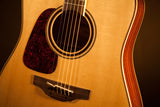 Takamine Pro Series 4 Left Handed Dreadnought AC/EL Guitar with Cutaway in Natural Gloss Finish