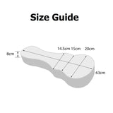 TIKI Deluxe Shaped Concert Uke Case