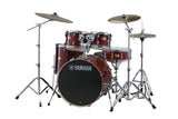 Yamaha Stage Custom Birch Euro Drum Kit With HW780 Hardware Pack & Paiste PSTX 18