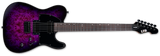 ESP LTD TE-200DX Purple Burst