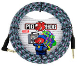 Pig Hog "Graffiti Blue" Instrument Cable 20ft RA