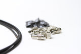 3 Monkeys Solderless DC Pedal Power Patch Cable Kit 10 Foot 10 Plugs - Black
