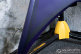 ESP E-II Alexi Laiho Signature Ripped - Purple Fade Satin With Ripped Pinstripes