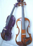 Carlo Giordano 4/4 Size Electric Violin Outfit - Natural
