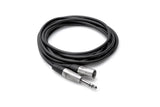 Hosa Pro Balanced Interconnect - Neutrik REAN Connectors  1/4 in TRS to XLR Male - 5 ft