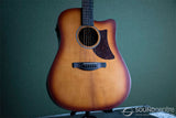 Ibanez Advanced Acoustic AAD50CE Cutaway Acoustic Electric Guitar - Light Brown Sunburst Low Gloss