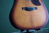 Ibanez Advanced Acoustic AAD50CE Cutaway Acoustic Electric Guitar - Light Brown Sunburst Low Gloss