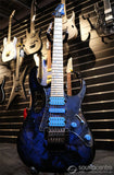 Ibanez Premium JEM77P Steve Vai Signature Guitar - Blue Floral Pattern