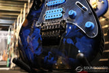 Ibanez Premium JEM77P Steve Vai Signature Guitar - Blue Floral Pattern