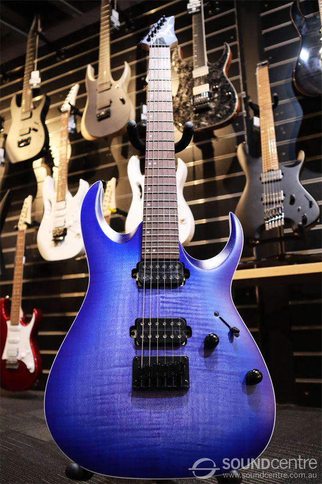 Ibanez RGA42FM Electric Guitar - Blue Lagoon Burst Flat