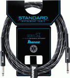 Ibanez SI10 10 Foot Woven Instrument Cable - Grey/White