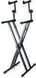 Armour KSD98D 2 Tier Double Braced Keyboard Stand