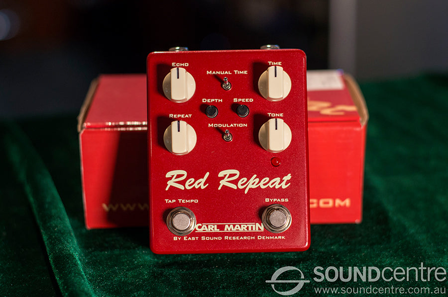 Carl Martin Red Repeat 2016 Edition Analogue Delay Guitar Pedal