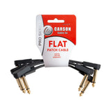 Carson Pro 4 Inch Flat Patch Cables - 4 Pack