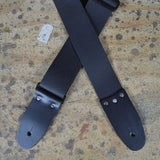 Colonial Leather Soft Slide Guitar Strap - Black