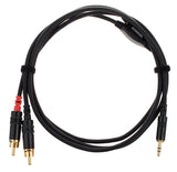 Cordial 1.5 Metre Insert Cable / Y Cable 3.5mm Balanced Jack to RCA