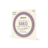 D'Addario EJ60+ 9.5-20 Nickel 5-String Banjo Strings - Light Plus