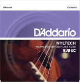 D'Addario EJ88C Nyltech Ukulele Strings Concert