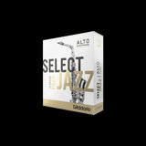 D'Addario Select Jazz Filed Alto Saxophone Reeds - 10 Pack