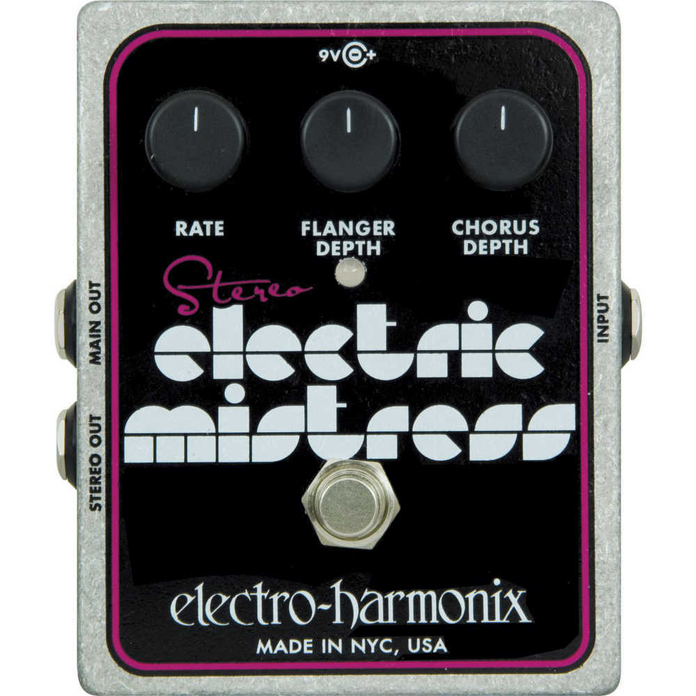 Electro-Harmonix EHX Stereo Electric Mistress Flanger/Chorus Effect Pedal