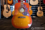 Epiphone Hummingbird Studio Acoustic-Electric Guitar - Faded Cherry Burst