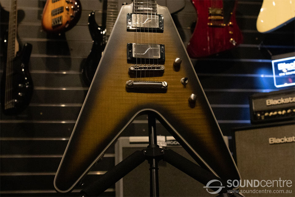 Epiphone Prophecy Flying V - Yellow Tiger Aged Gloss