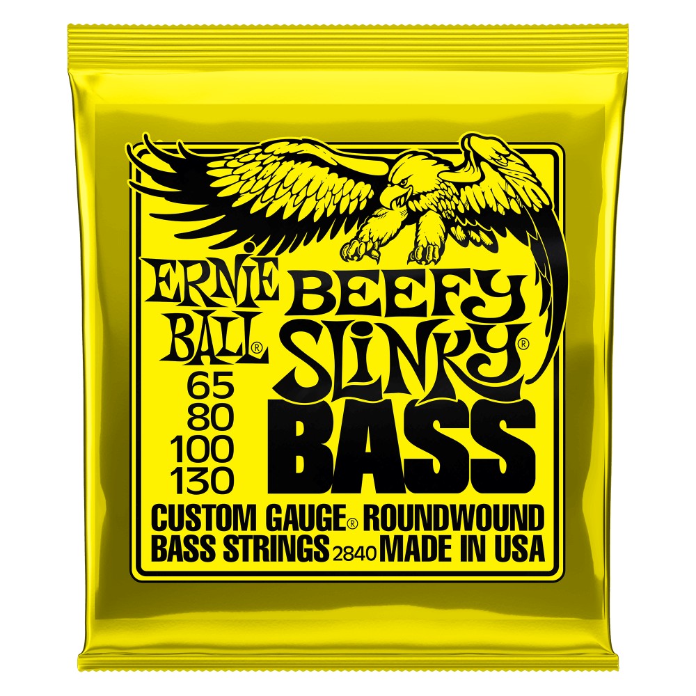 Ernie Ball 65- 130 Beefy Slinky Bass Guitar Strings