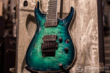 ESP E-II Horizon FR-7 7 String - Black Turquoise Burst