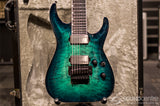 ESP E-II Horizon FR-7 7 String - Black Turquoise Burst