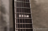 ESP E-II M-II-7 Spalted Maple 7 String - Dark Brown Natural Burst