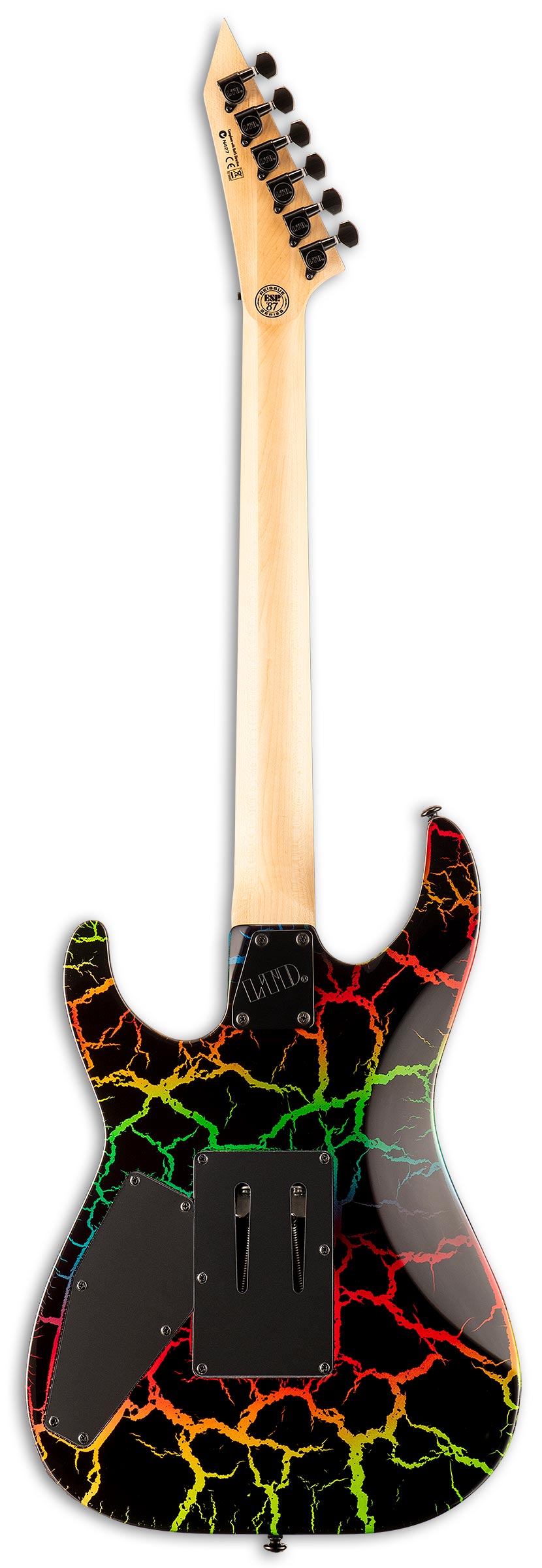 ESP LTD '87 Series Limited Edition Mirage Deluxe '87 - Rainbow Crackle