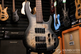 ESP LTD D-4 Poplar Burl - Black Natural Burst Satin