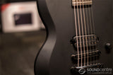 ESP LTD Viper-7 Black Metal Series 7 String Electric Guitar - Black Satin