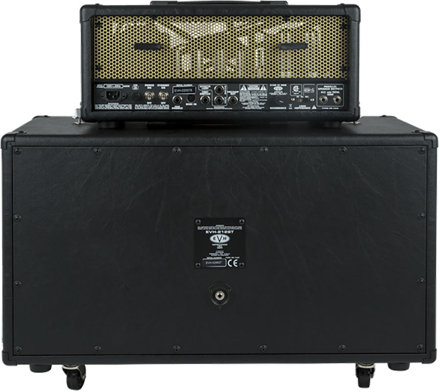 EVH 5150III EL34 2x12 Guitar Cabinet - Black and Gold