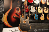 Fender American Acoustasonic Stratocaster Acoustic Electric Guitar - Black