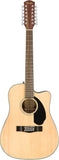 Fender CD-60SCE Dreadnought 12 String Acoustic-Electric Guitar - Natural Finish