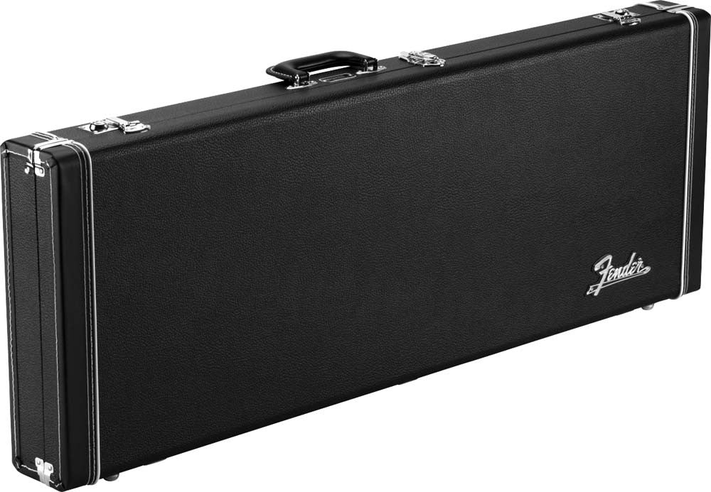 Fender Classic Series Jazzmaster-Jaguar Wooden Guitar Case - Black