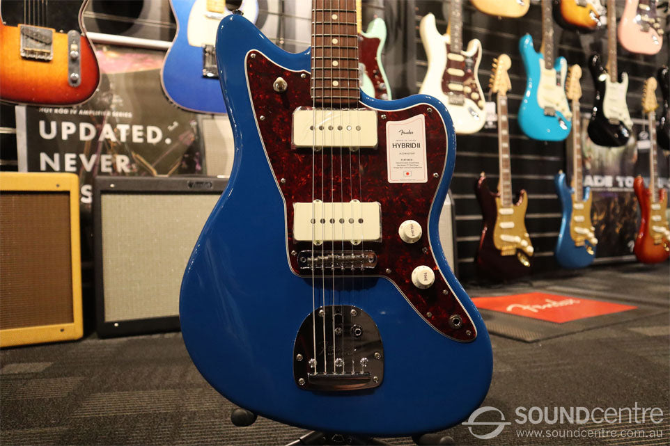 Fender Made In Japan Hybrid II Jazzmaster - Forest Blue