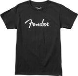 Fender Spaghetti Logo T-Shirt - Black